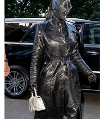 Kim Kardashian Met Gala Halloween Leather Costume
