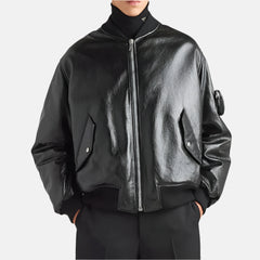 Kim Kardashian The Kardashians Leather Bomber Jacket