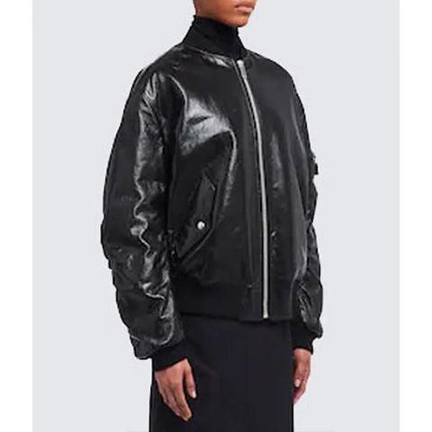 Kim Kardashian The Kardashians Leather Bomber Jacket