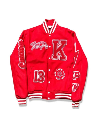 Kingsplay Varsity Letterman Jacket | Wool University Baseball Jacket