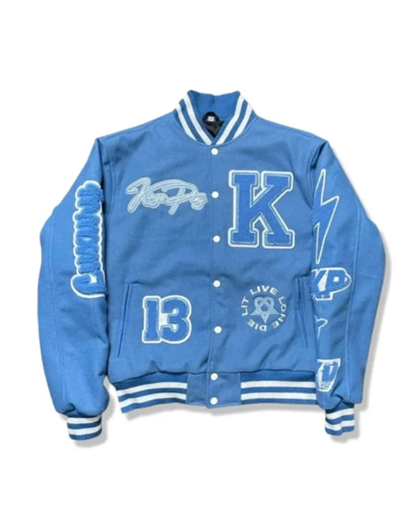 Kingsplay Varsity Letterman Jacket | Wool University Baseball Jacket