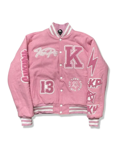 Women's Kingsplay Varsity Letterman Jacket | Wool University Baseball Jacket