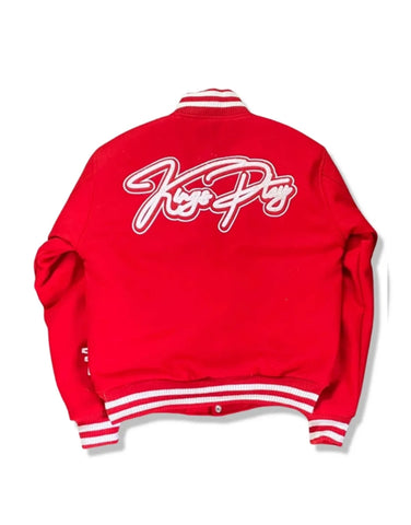 Women's Kingsplay Varsity Letterman Jacket | Wool University Baseball Jacket