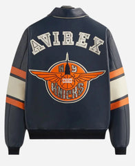 Kith & AVIREX NY Knicks Bomber Leather Jacket