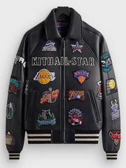 Kith X AVIREX NBA All-Star 2026 Leather Jacket
