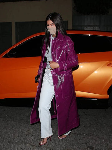 KylieJennerTrenchLeatherCoat_2
