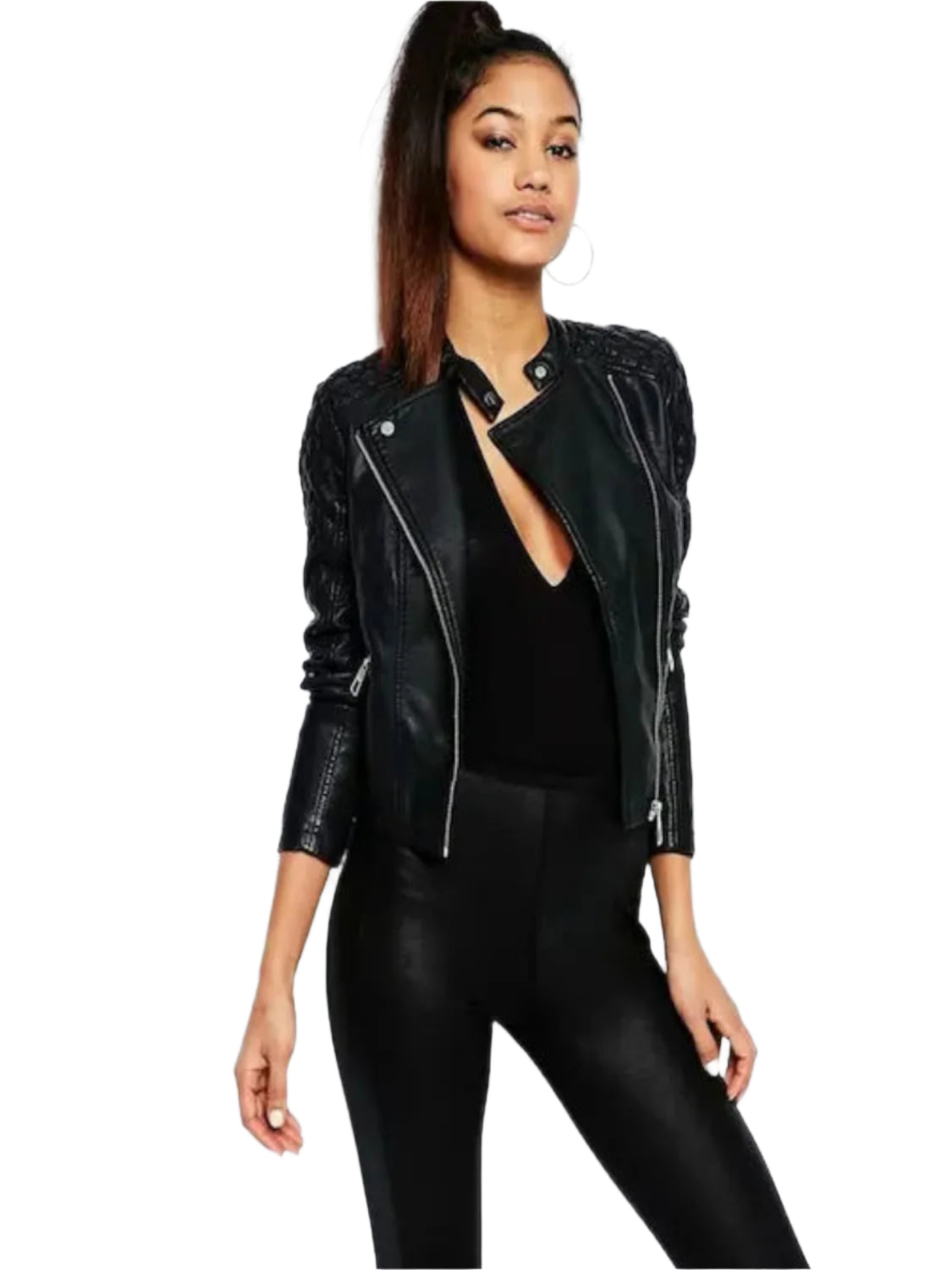 LIPSYArianaGrandeFauxLeatherBlackBikerJacket_2