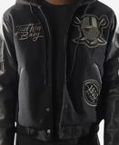 LV Raiders Coach Antonio Pierce Black Jacket