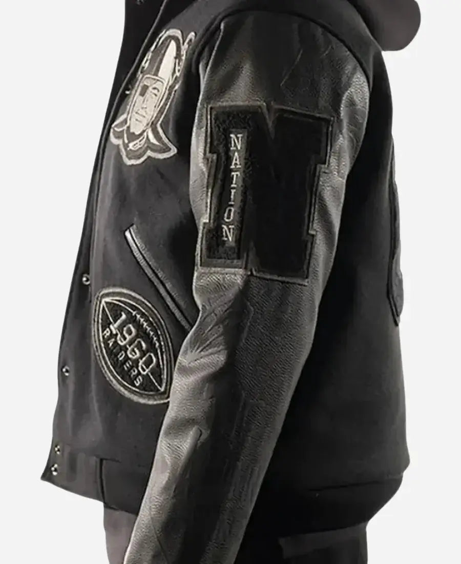 LV Raiders Coach Antonio Pierce Black Jacket