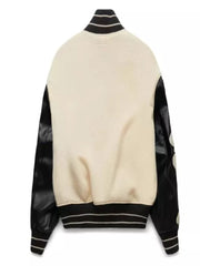 Lee Sang-Yi  Bloodhounds Black And White Varsity Jacket