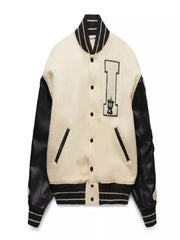 Lee Sang-Yi  Bloodhounds Black And White Varsity Jacket