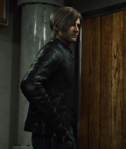 Leon Kennedy Infinite Darkness Resident Evil Leather Jacket