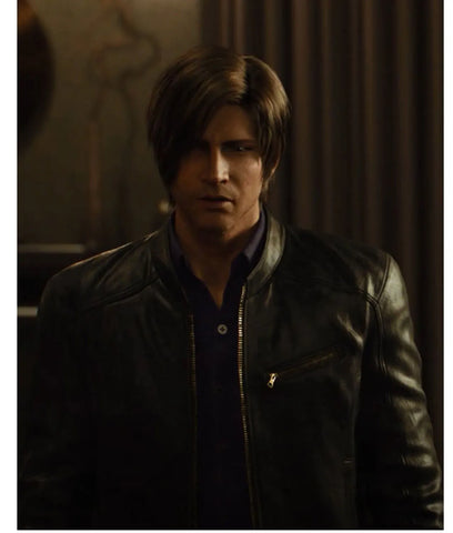 Leon Kennedy Infinite Darkness Resident Evil Leather Jacket