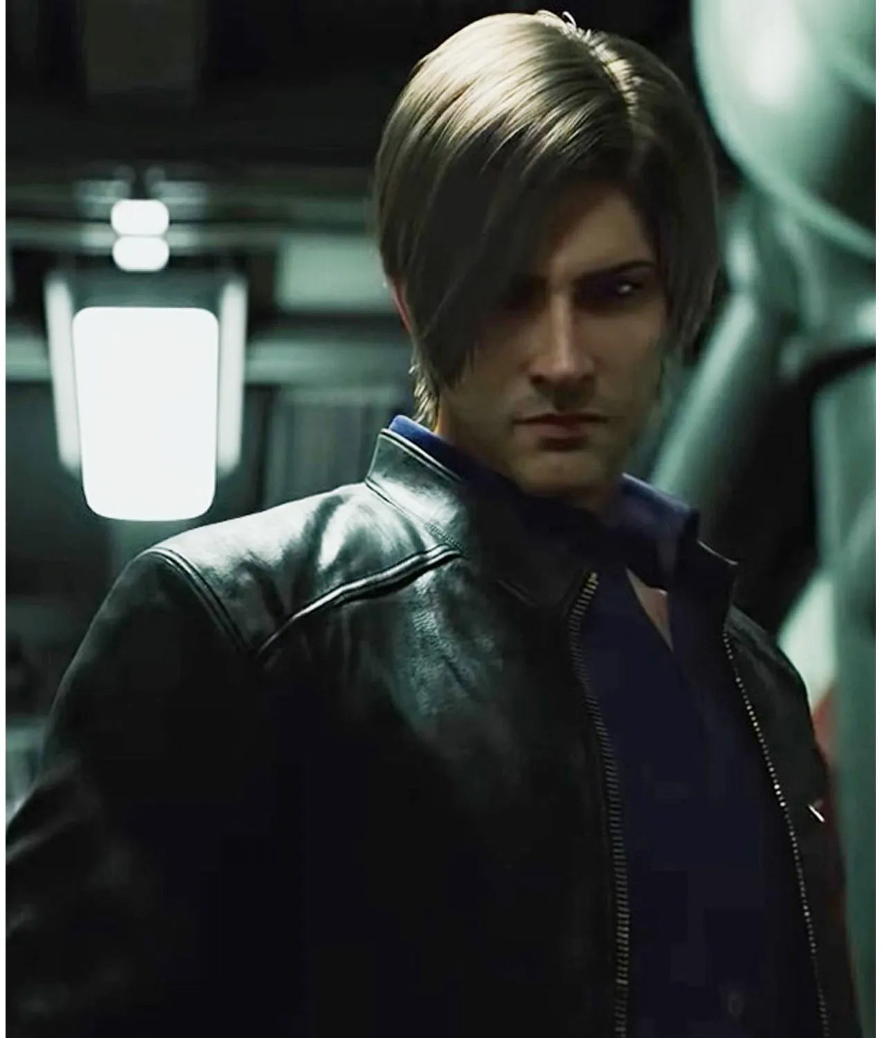 Leon Kennedy Infinite Darkness Resident Evil Leather Jacket