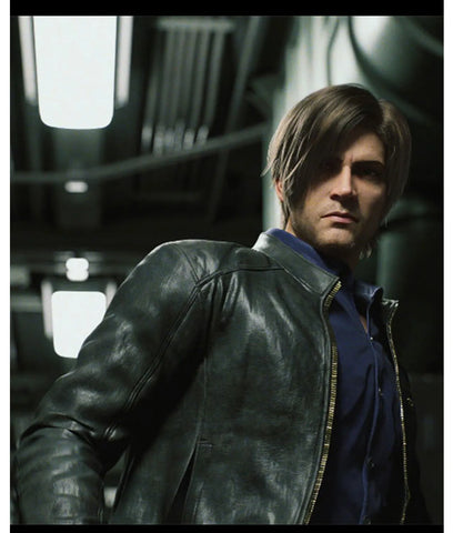 Leon Kennedy Infinite Darkness Resident Evil Leather Jacket