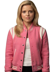 Elle 2026 Lexi Minetree Pink Bomber Jacket
