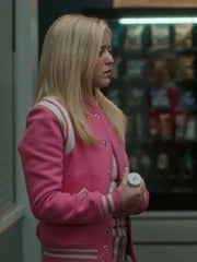 Elle 2026 Lexi Minetree Pink Bomber Jacket
