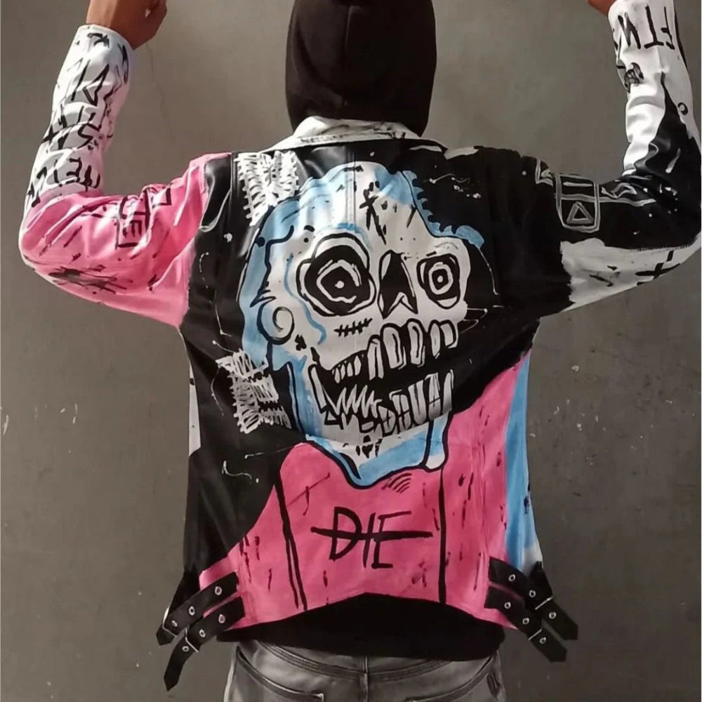 LilPeepRapperNeverSayDieCustomLeatherJacket5