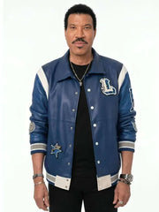 Lionel Richie American Idol 2026 Blue Varsity Jacket
