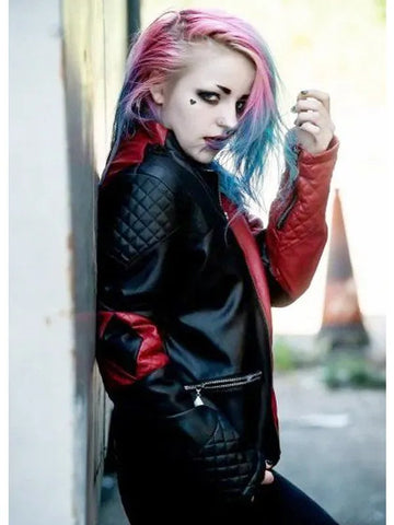 Harley Quinn Live Fast Die Clown Halloween Jacket