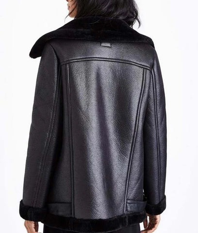 Locke and Key Dodge Shearling Leather Jacket