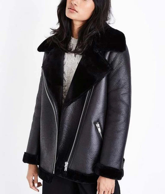 Key Dodge Shearling Jacket – Locke and Key Inspired Jacket – Falcon Jackets
