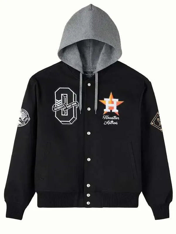Houston Astros 2026 OVO Black Varsity Jacket