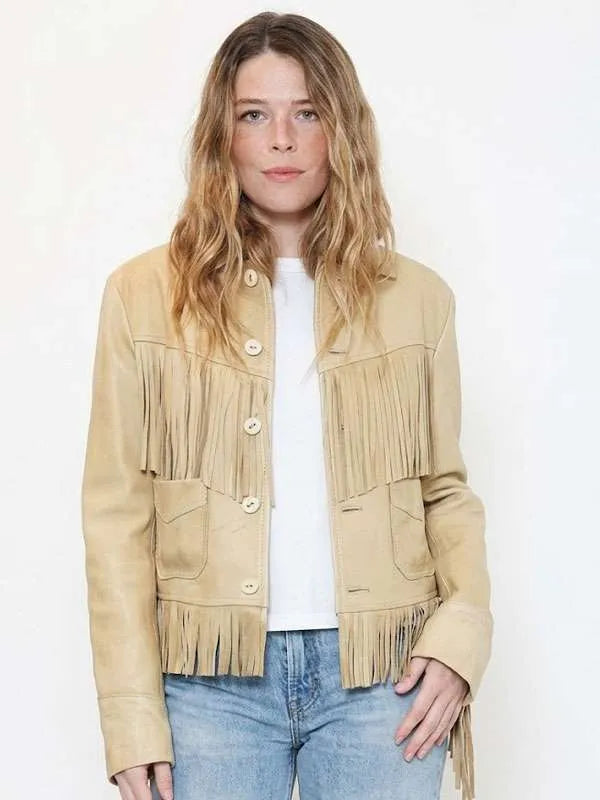 Maggie Rogers 2026 Fringe Jacket