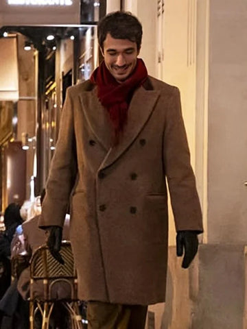 Marcello Emily in Paris S04 Brown Coat