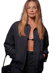 Margot Robbie Paris Fashion Show 2026 Quilted Jacket