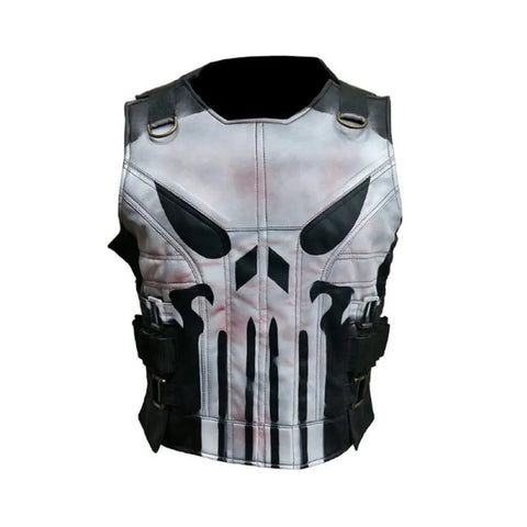 Jon Bernthal | Frank Castle Punisher Vol 2 Genuine Leather Vest