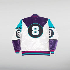 Martin 8 Ball Premium Satin Varsity Bomber Jacket