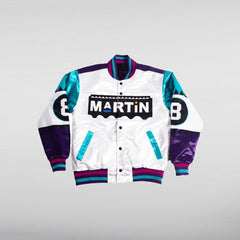 Martin 8 Ball Premium Satin Varsity Bomber Jacket