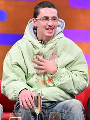 Timothee Chalamet Marty Supreme Green Jacket