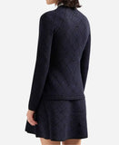 Skye P. Marshall Matlock 2024 Blue Diamond Print Jacket