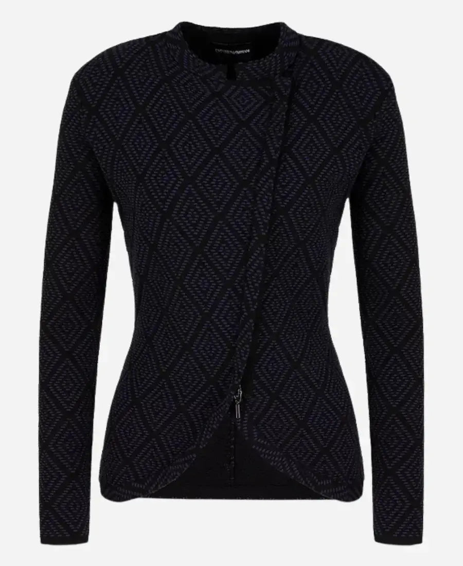 Skye P. Marshall Matlock 2024 Blue Diamond Print Jacket