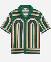 Matt Willis Love Is Blind UK 2024 Green Crochet Shirt
