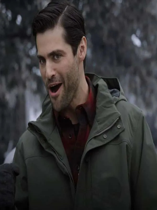Matthew Daddario A Bills Love Story 2025 Green Hooded Jacket
