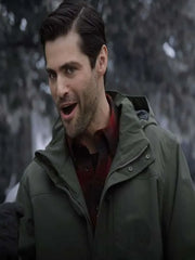 Matthew Daddario A Bills Love Story 2025 Green Hooded Jacket
