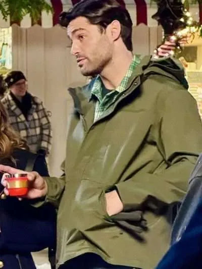 Matthew Daddario A Bills Love Story 2025 Green Hooded Jacket

