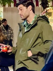 Matthew Daddario A Bills Love Story 2025 Green Hooded Jacket
