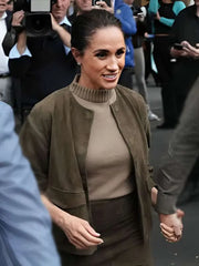 Meghan Australia Visit 2026 Markle Suede Jacket