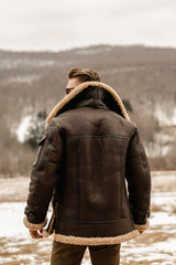 Men's B3 Flying Aviator Shearling Leather Jacket