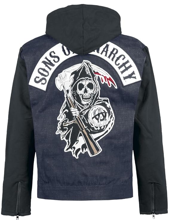 Men's Highway Denim Jacket Stylish Biker Jacket 