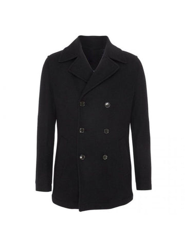 Mens Blazer Coat | Classic Double Breasted Peacoat