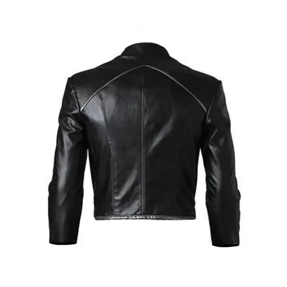 Black Bolt Jacket | Black Avenger Leather Jacket