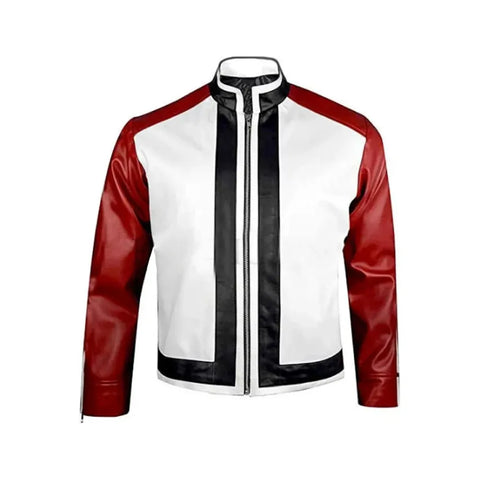 King Of Fighter 14 Game Rock Howard Multicolor Biker Leather Jacket