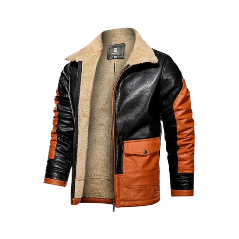 B3 Aviator Leather Jacket | Handmade B3 Bomber Jacket