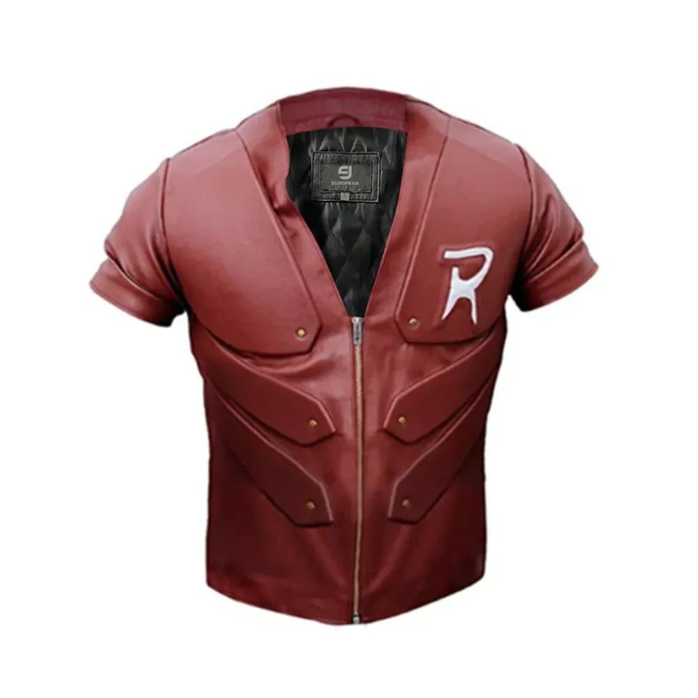 Tim Drake Red Vest | Red Robin Batman Arkham City Leather Vest