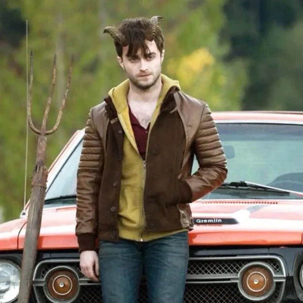 Daniel Radcliffe Horns Cosplay Leather Jacket